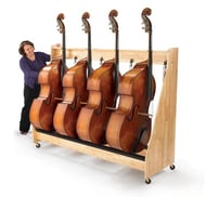 String Bass Racks Holds Three String Bass